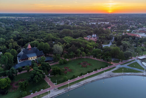 Palic Sunrise surroundings